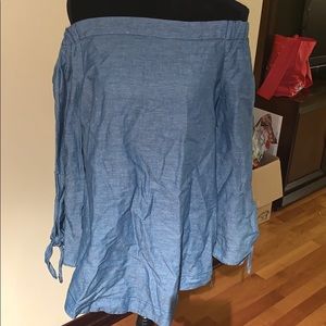 Free People Denim Top